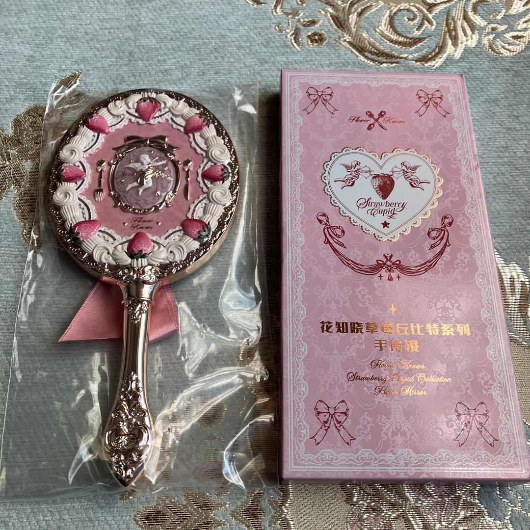 フラワーノーズ　ストロベリーキューピッド　ピンク色5点セット