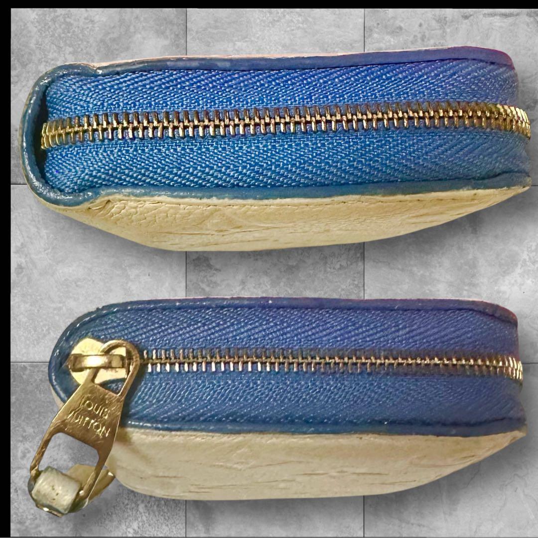 希少美品❣️ LV ルイヴィトン ジッピー ケース モノグラム ブルージーン