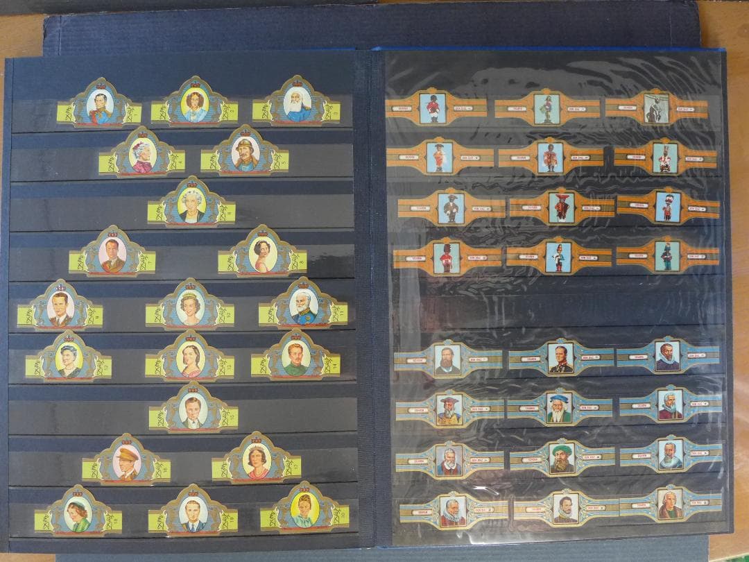 【未使用】’50～’60年代頃　ビンティージ　シガーバンド 282枚　ファイル入