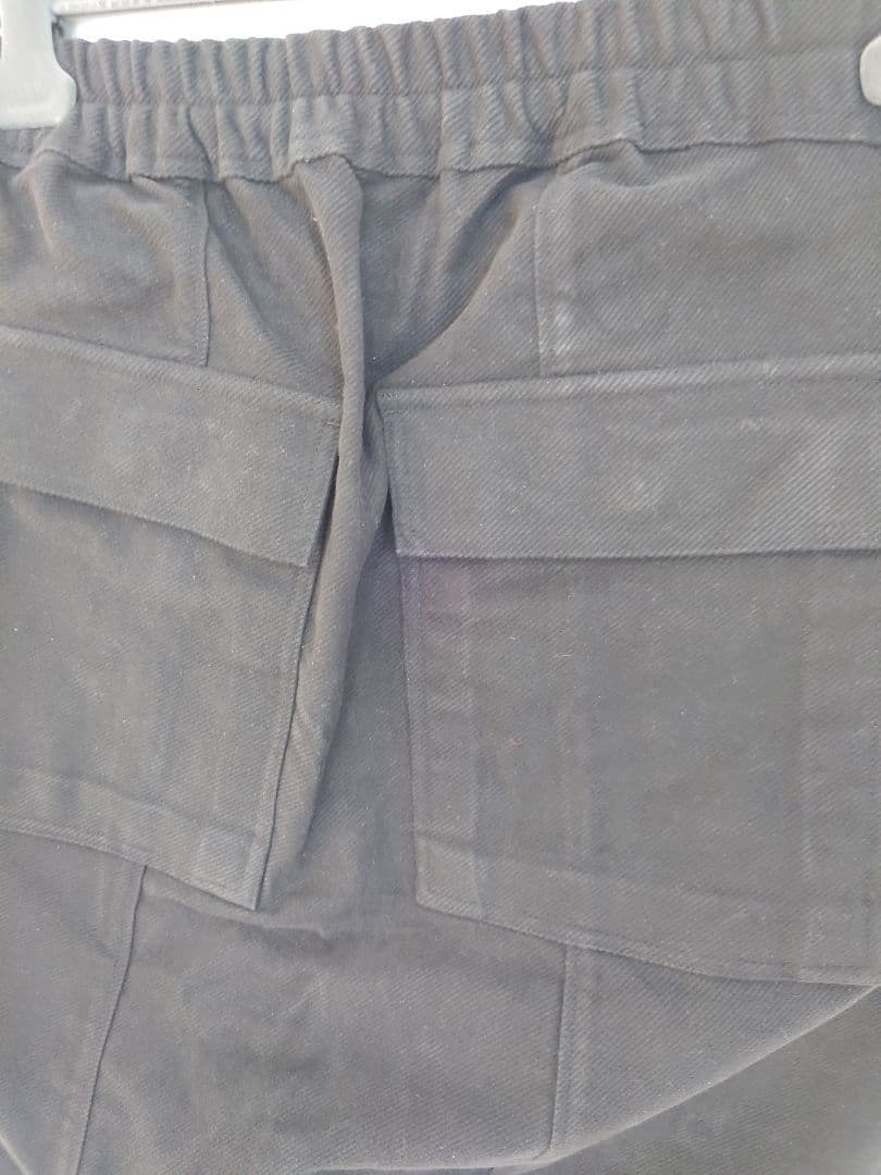 rick owens サルエルパンツ 黒 ゴムウエスト 44