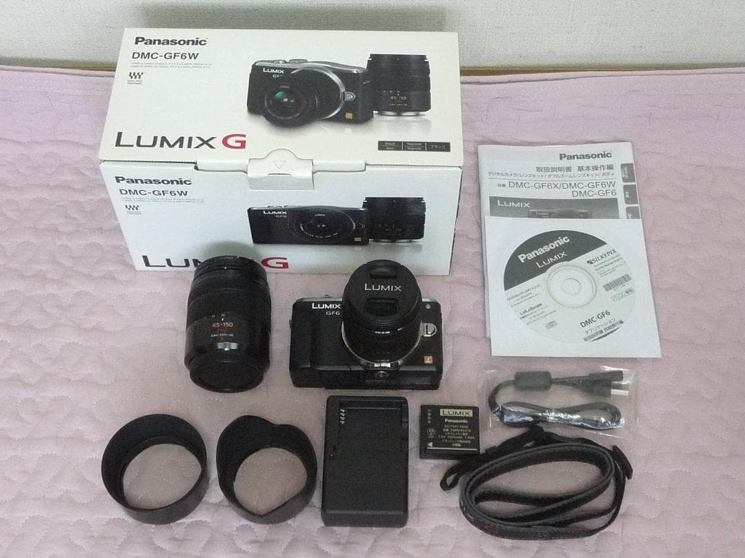 Panasonic LUMIX DMC-GF6W-K 及び アクセサリー他