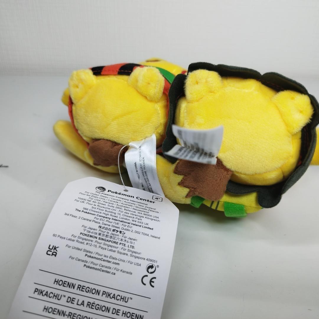ピカチュウ 25周年 ホウエン地方 ぬいぐるみ ペア ポケモンセンター hIS6