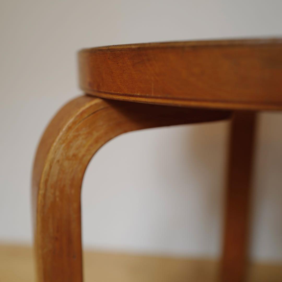 【レア】低座タイプ1940s-50sスツール60 AlvarAaltoビンテージ