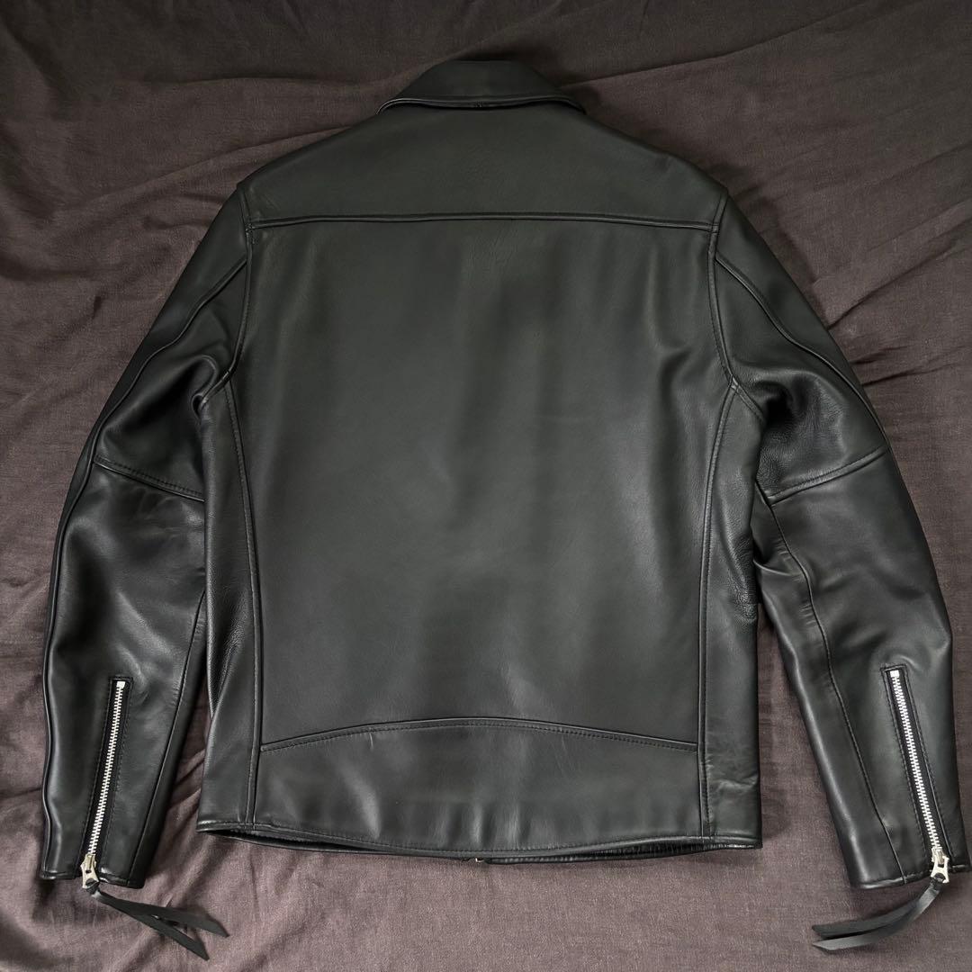 【専用】Schott × EDIFICE 別注 ラムレザージャケット ブラック