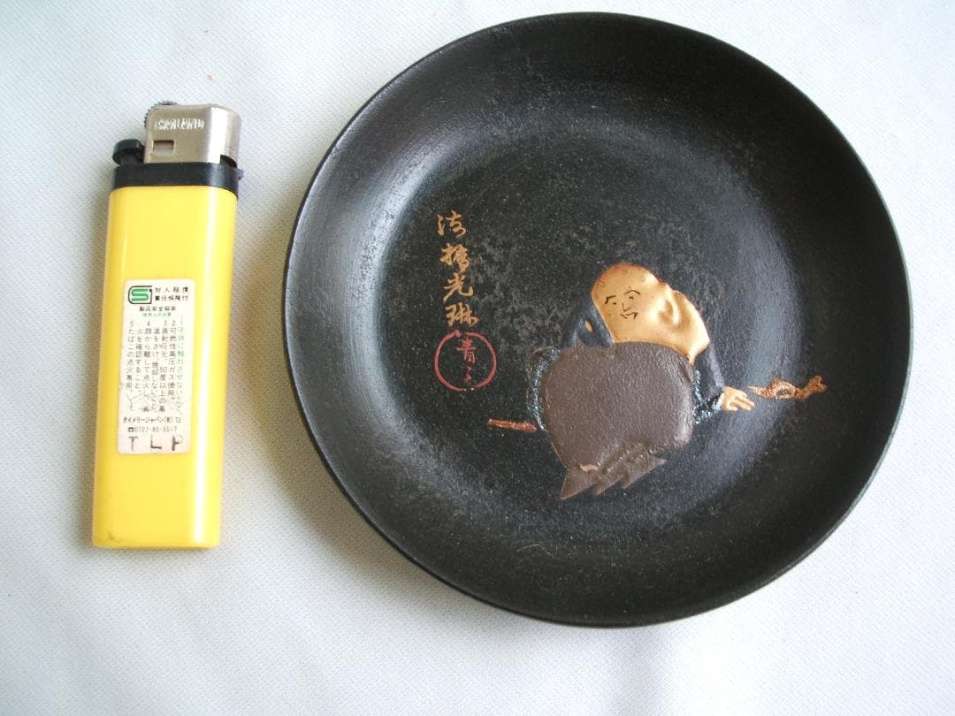 ■尾形光琳・乾漆漆器・銘々皿5枚セット・桐箱付・未鑑定品■