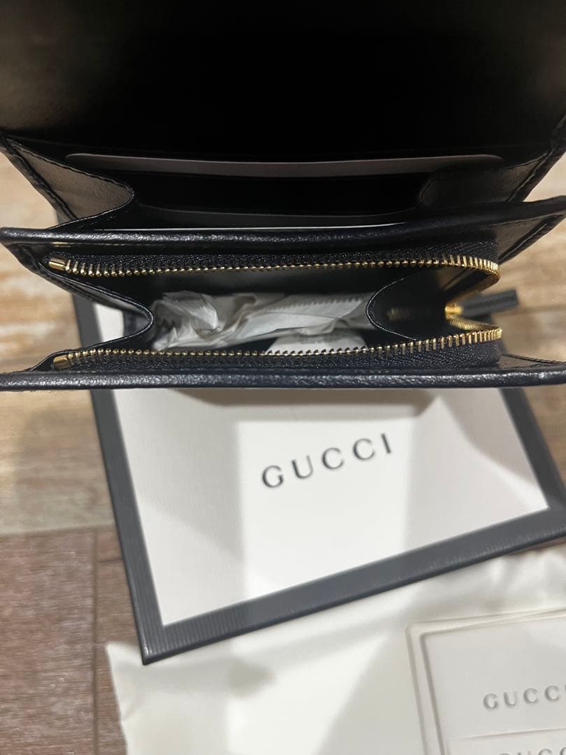 新品未使用 GUCCI 1995 ホースビット　日本限定デザイン二つ折財布