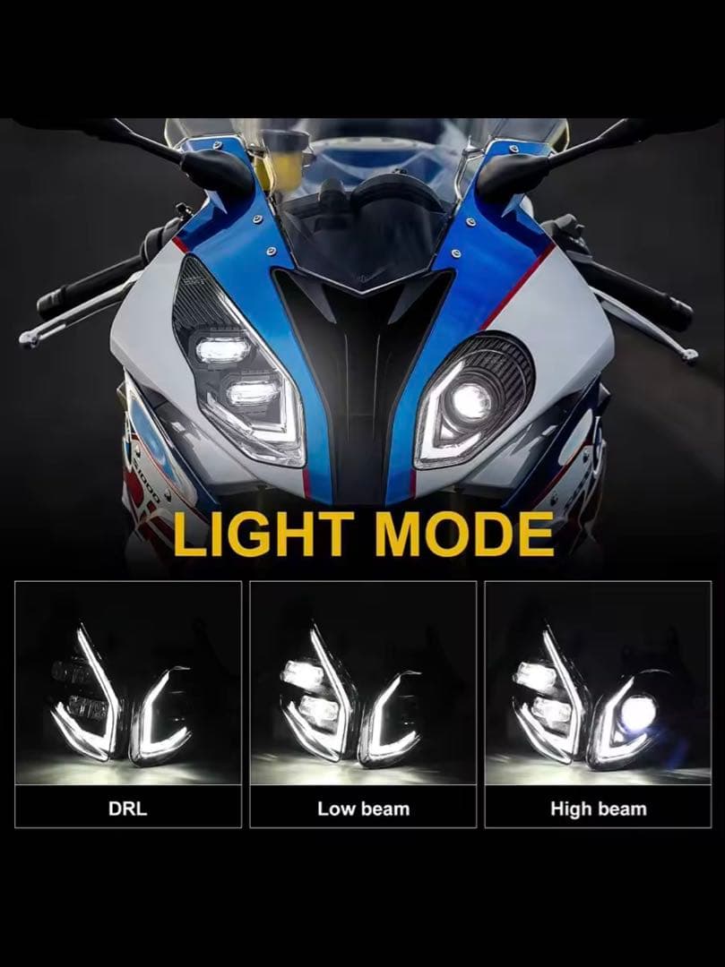 s1000rr カスタムヘッドライト 15~18年