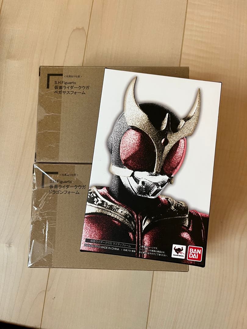 真骨彫製法　仮面ライダークウガ　マイティ・ドラゴン・ペガサス3点セット
