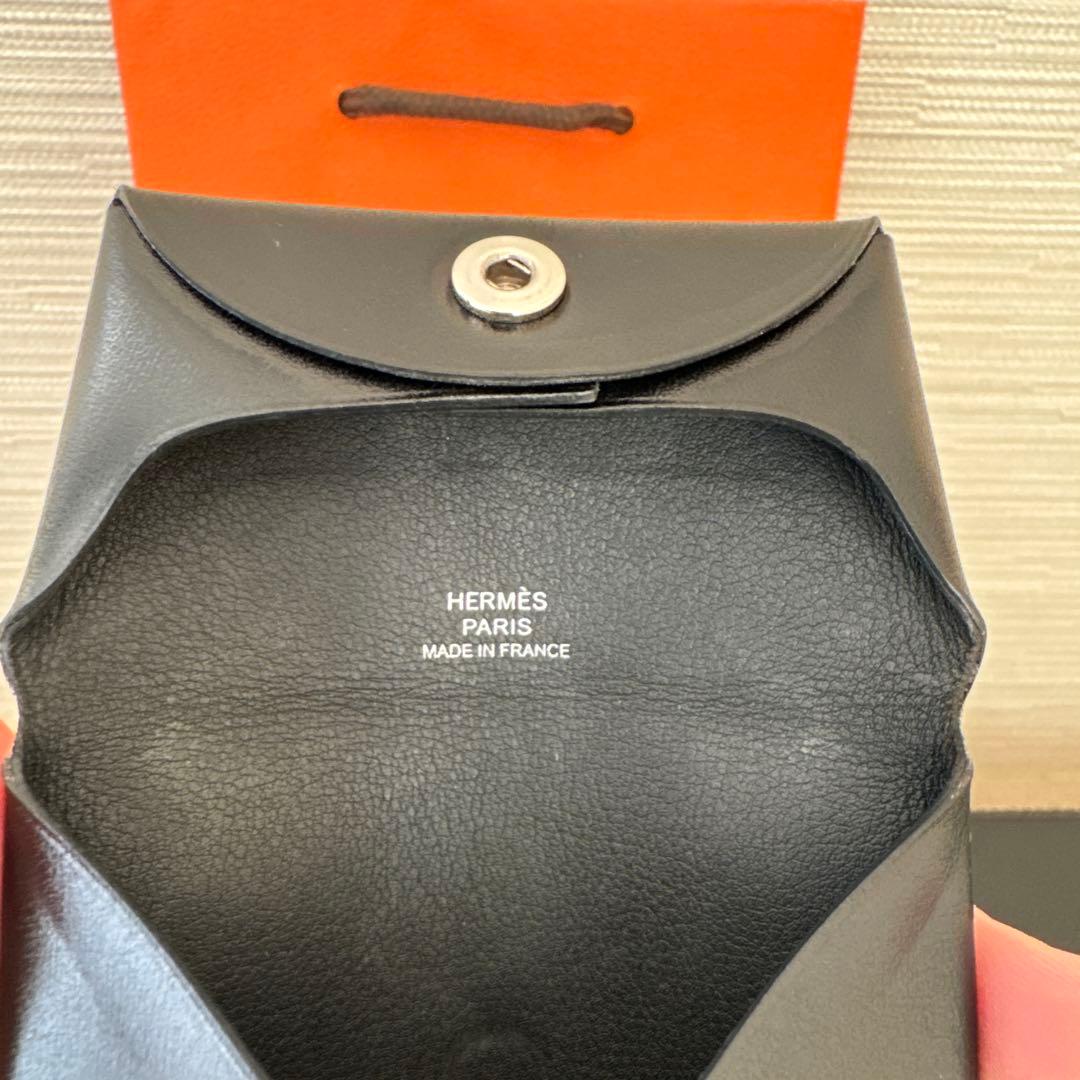 ‼️‼️‼️‼️‼️早い者勝ち‼️‼️‼️‼️‼️HERMES バスティア　ノアール　ボックスカーフ