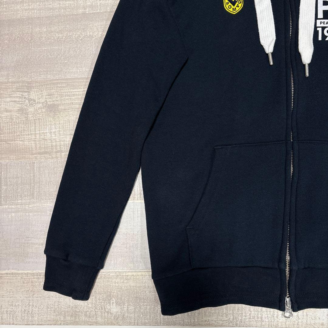 パーリーゲイツ★綿50%混★ストレッチダブルジップ【レディース サイズ0（S）】