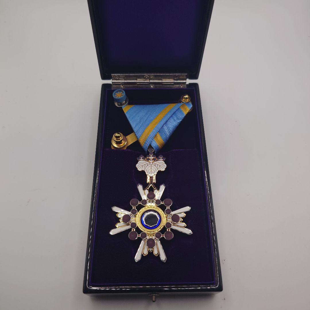 勲章 記章 徽章 瑞宝双光章 瑞寶雙光章 旧勲五等瑞宝章 略綬 共箱