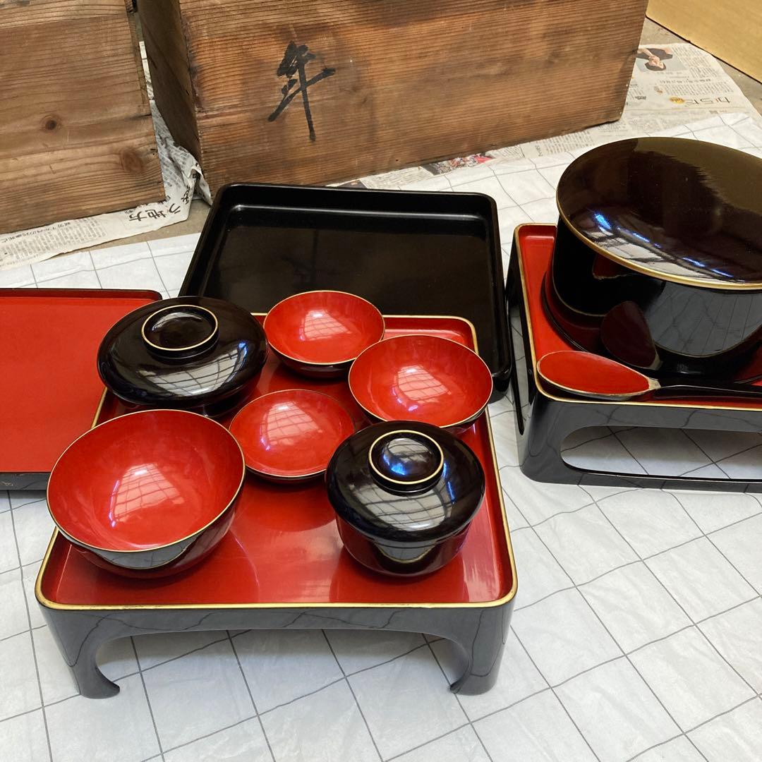 漆器 10組セット 大正末〜昭和初期の時代