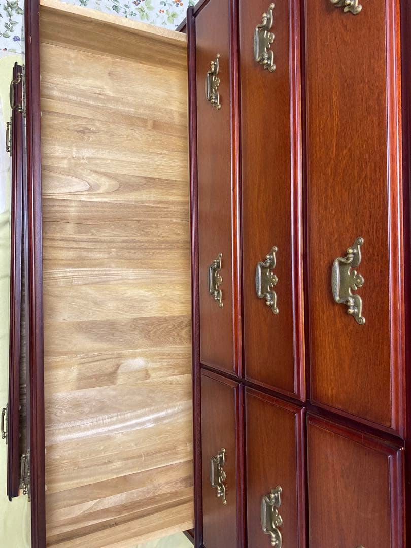 12月削除予定◯アンティーク タンス　箪笥　引き出し　上下分割可能