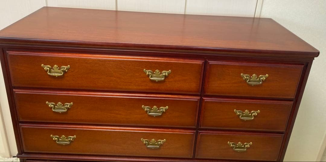 12月削除予定◯アンティーク タンス　箪笥　引き出し　上下分割可能