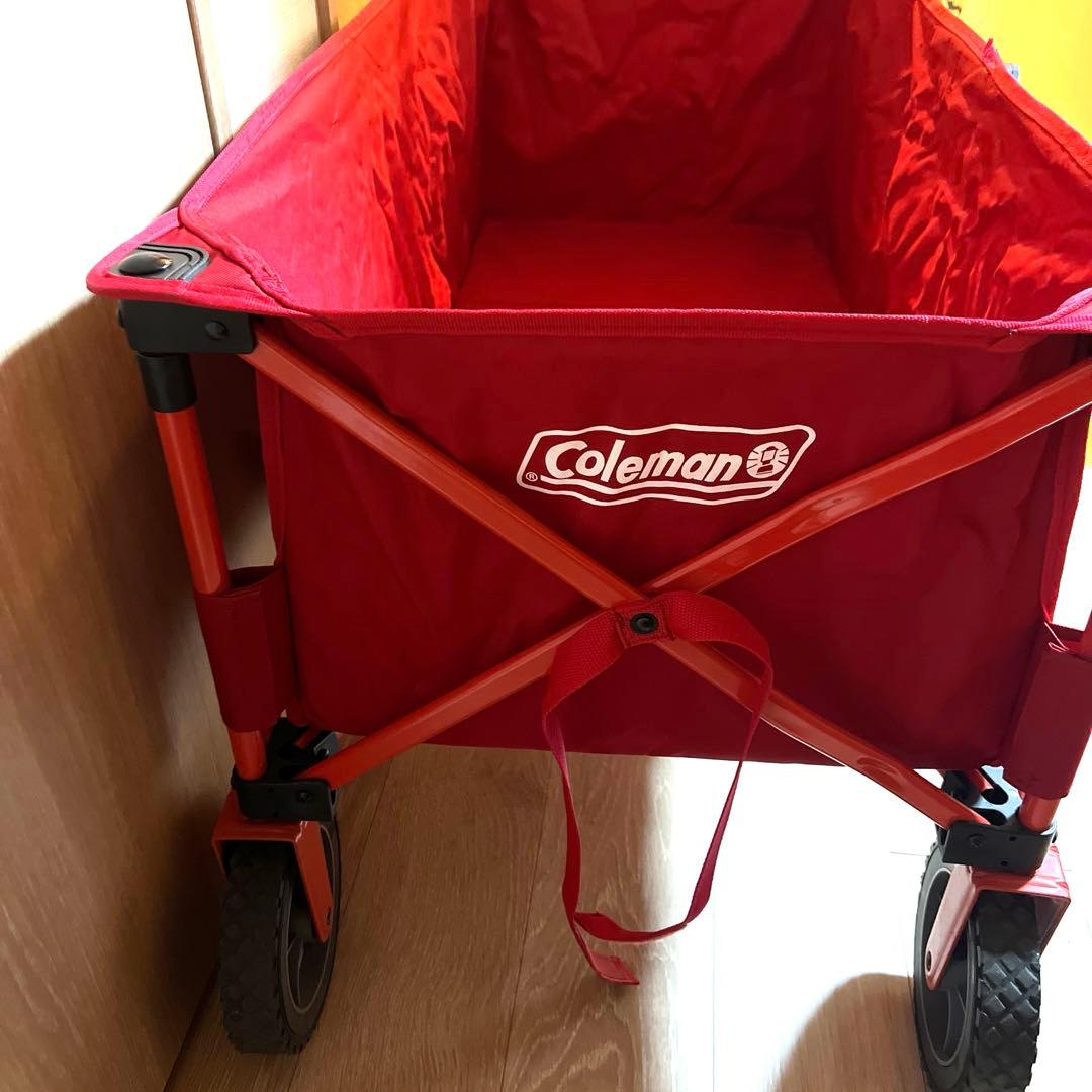 Coleman 赤 キャリーカート