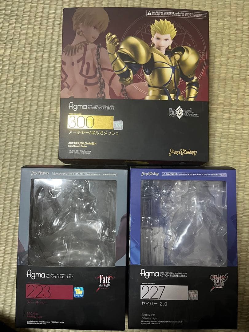 Figma fate/stay night 3体まとめ売り