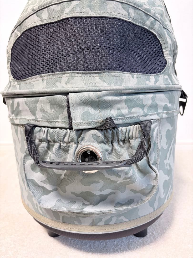 エアバギー for dogs コットのみ グラデーションカモ 外観きれい／訳あり