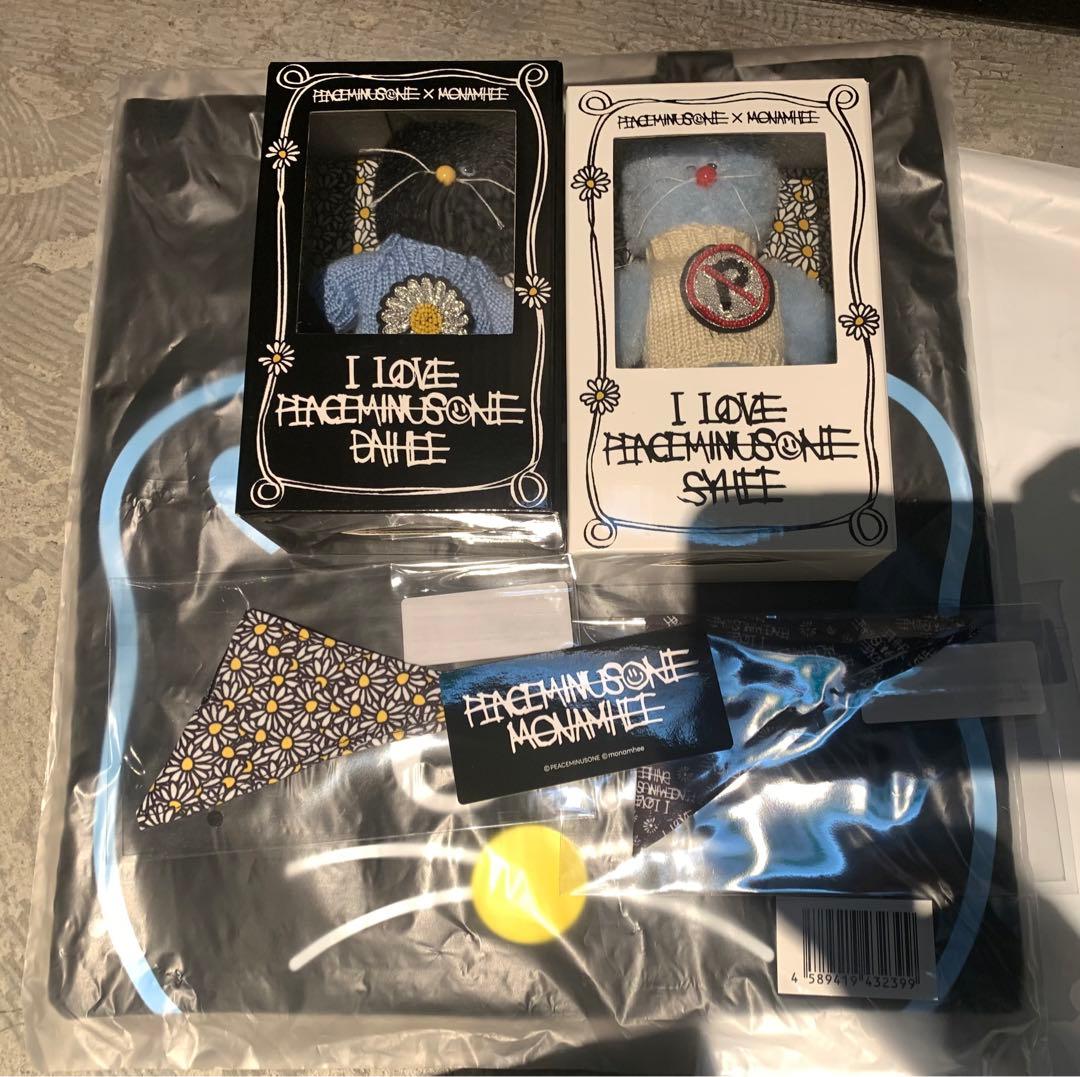 PEACEMINUSONE X MONAMHEE 2個セット ＋ ノベルティ付き