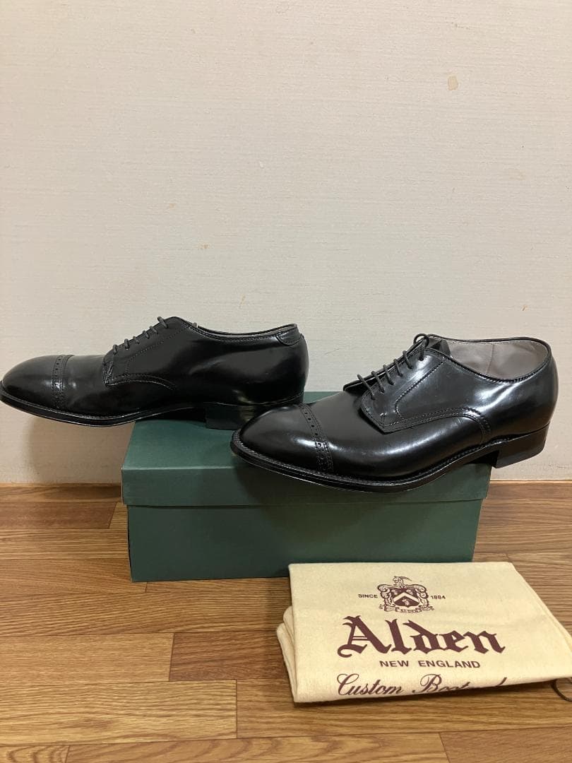 ALDEN オールデン 56255 ブラックコードバン US8.5E
