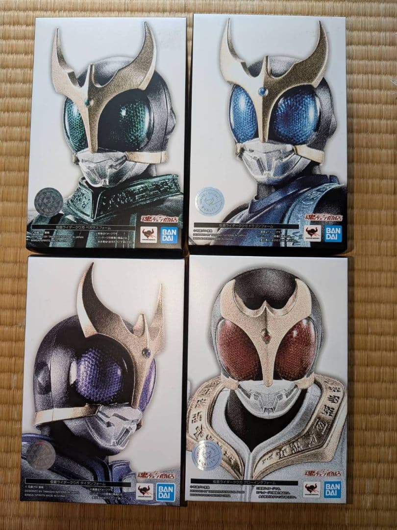 真骨彫製法　仮面ライダークウガ　タイタン　ペガサス　ドラゴン　グローイング