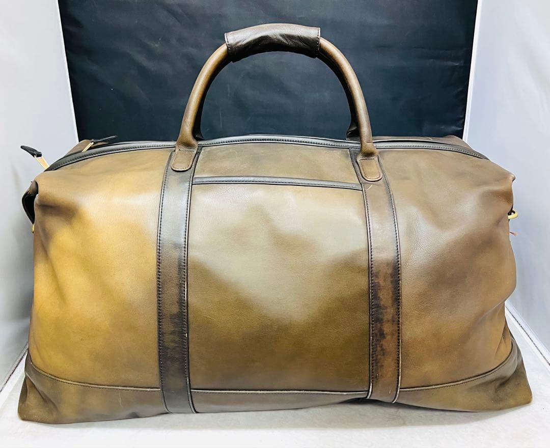 OLD COACH コーチ グラブタンレザー ボストンバッグ ドイツフック