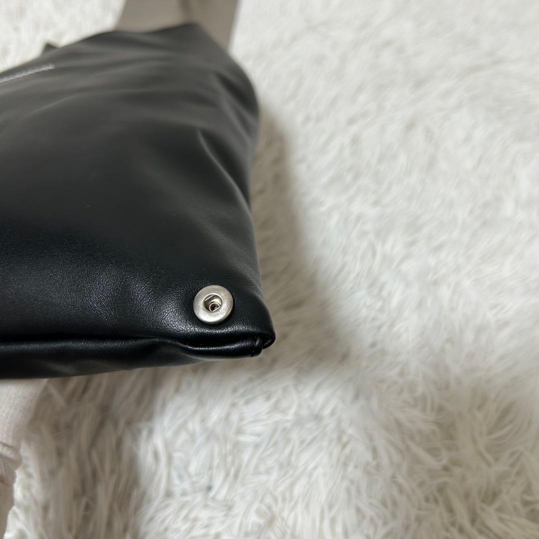 【極美品✨人気商品/ジャパニーズトート】メゾンマルジェラ　ハンドバッグ　ブラック