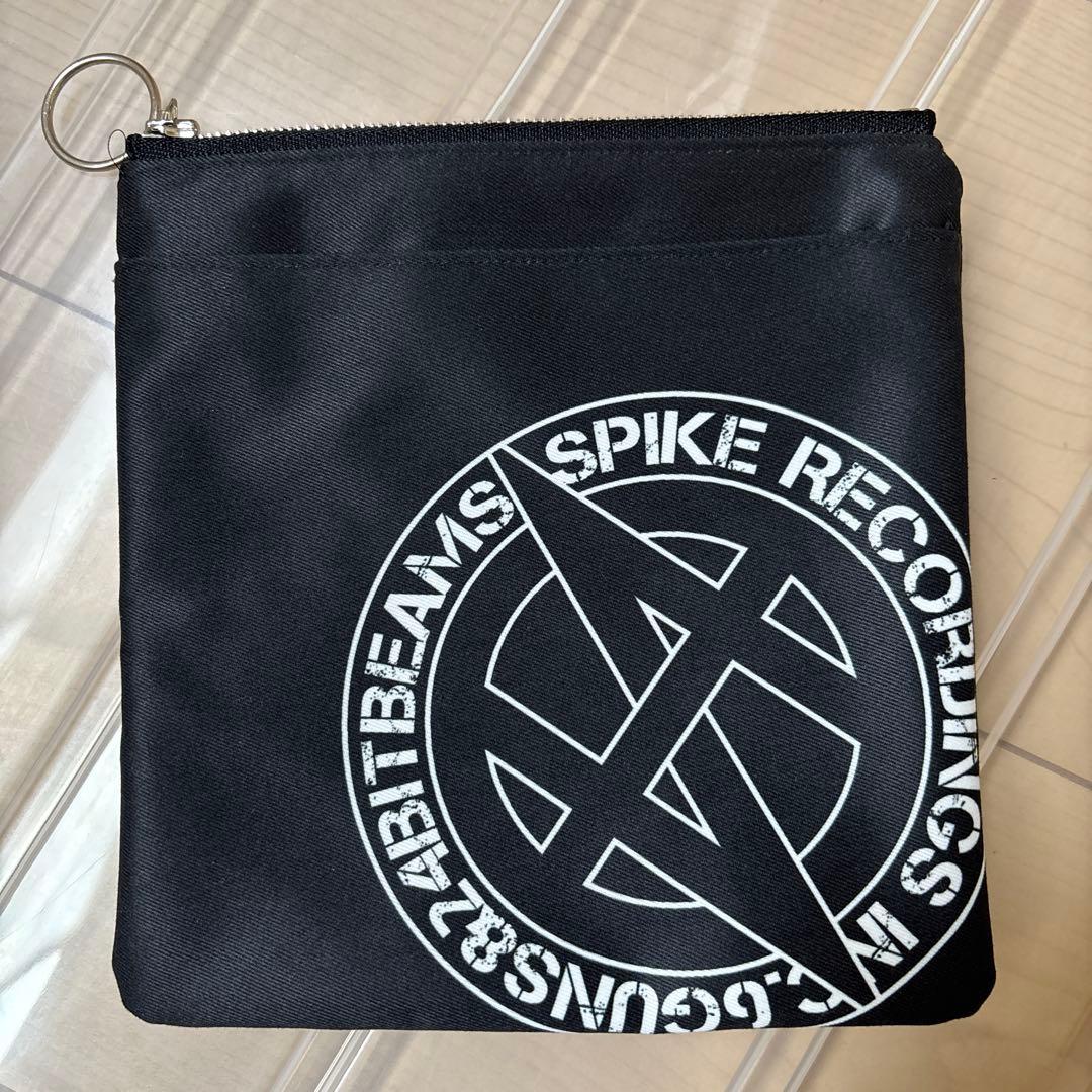 スパレコ×モダンパイレーツ スクエア型ポーチ