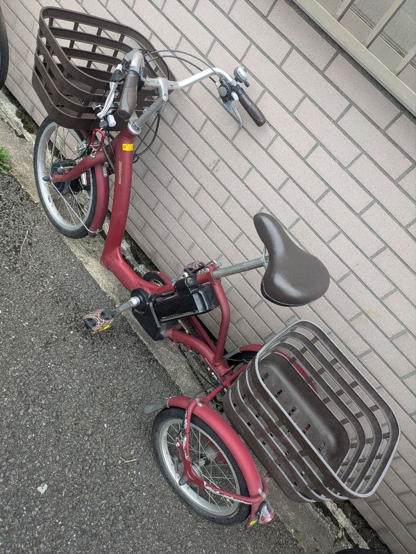 ブリジストン　三輪電動アシスト自転車　RAKUTTO ラクットワゴン