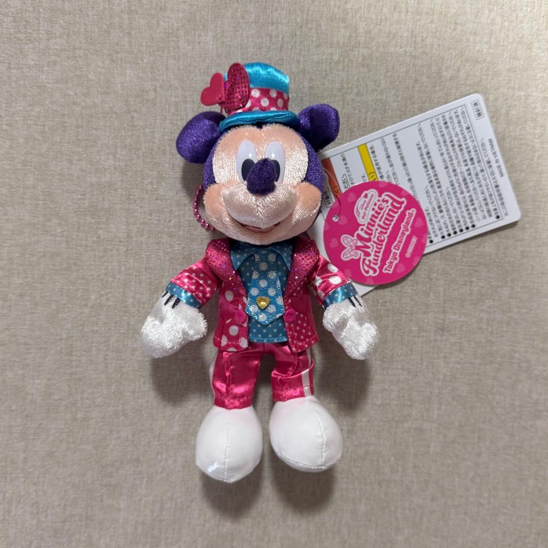 パルパルーザ ぬいぐるみバッジ ミッキー ミニー