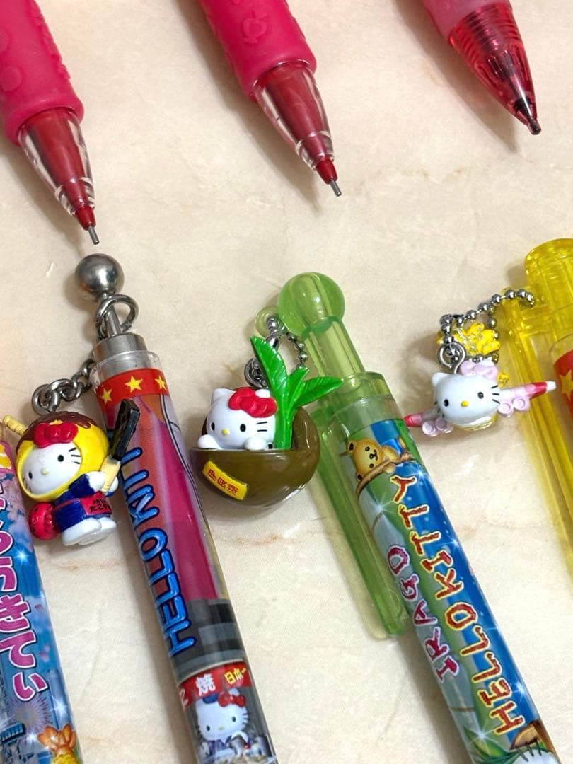 ご当地限定キティシャープペンシル　26本セット