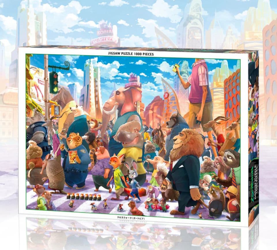 ズートピア ジグソーパズル 1000ピース　ディズニー　ジュディ　ニック　新品