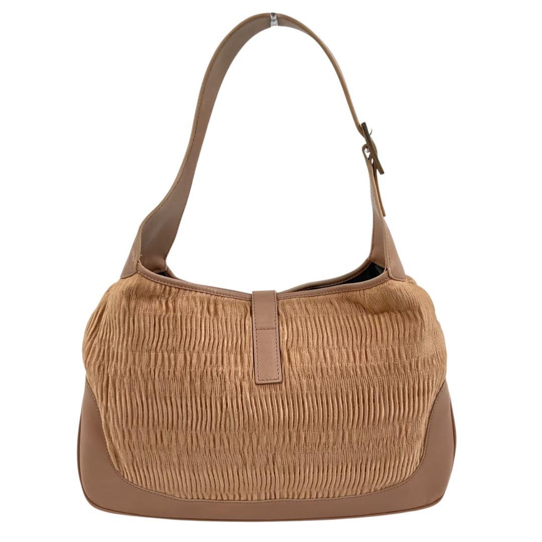 GUCCI グッチ ジャッキー ハンドバッグ ワンショルダー ピンクベージュ