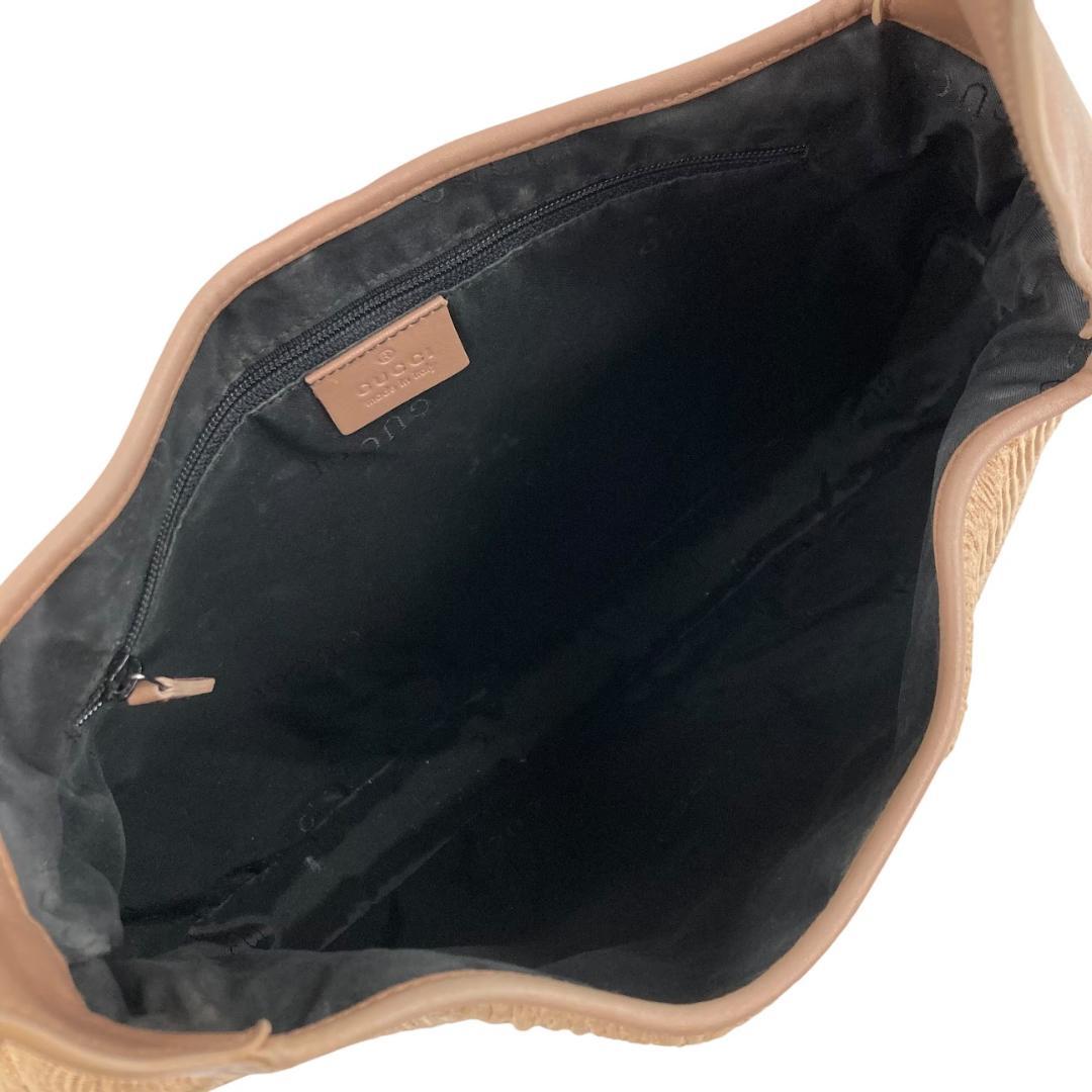 GUCCI グッチ ジャッキー ハンドバッグ ワンショルダー ピンクベージュ