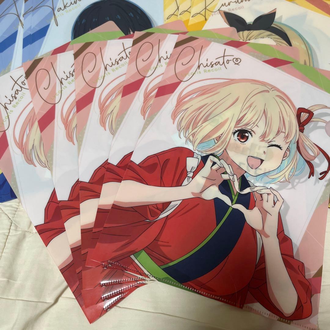 リコリスリコイル　クリアファイル計26枚