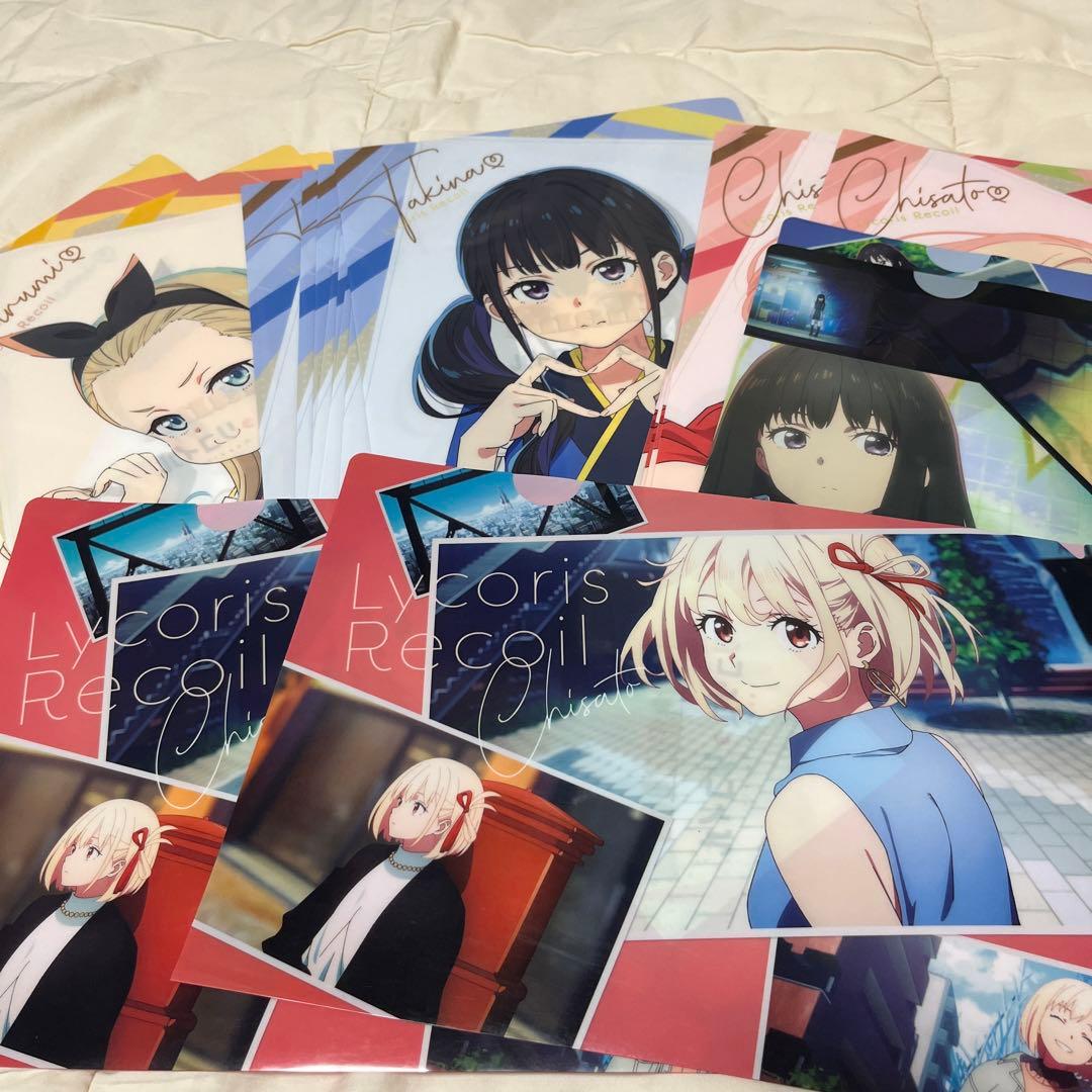 リコリスリコイル　クリアファイル計26枚