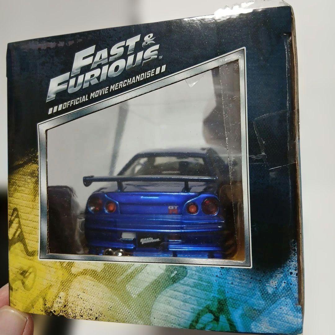 ミニカー Fast & Furious Nissan Skyline GT-R (R34)