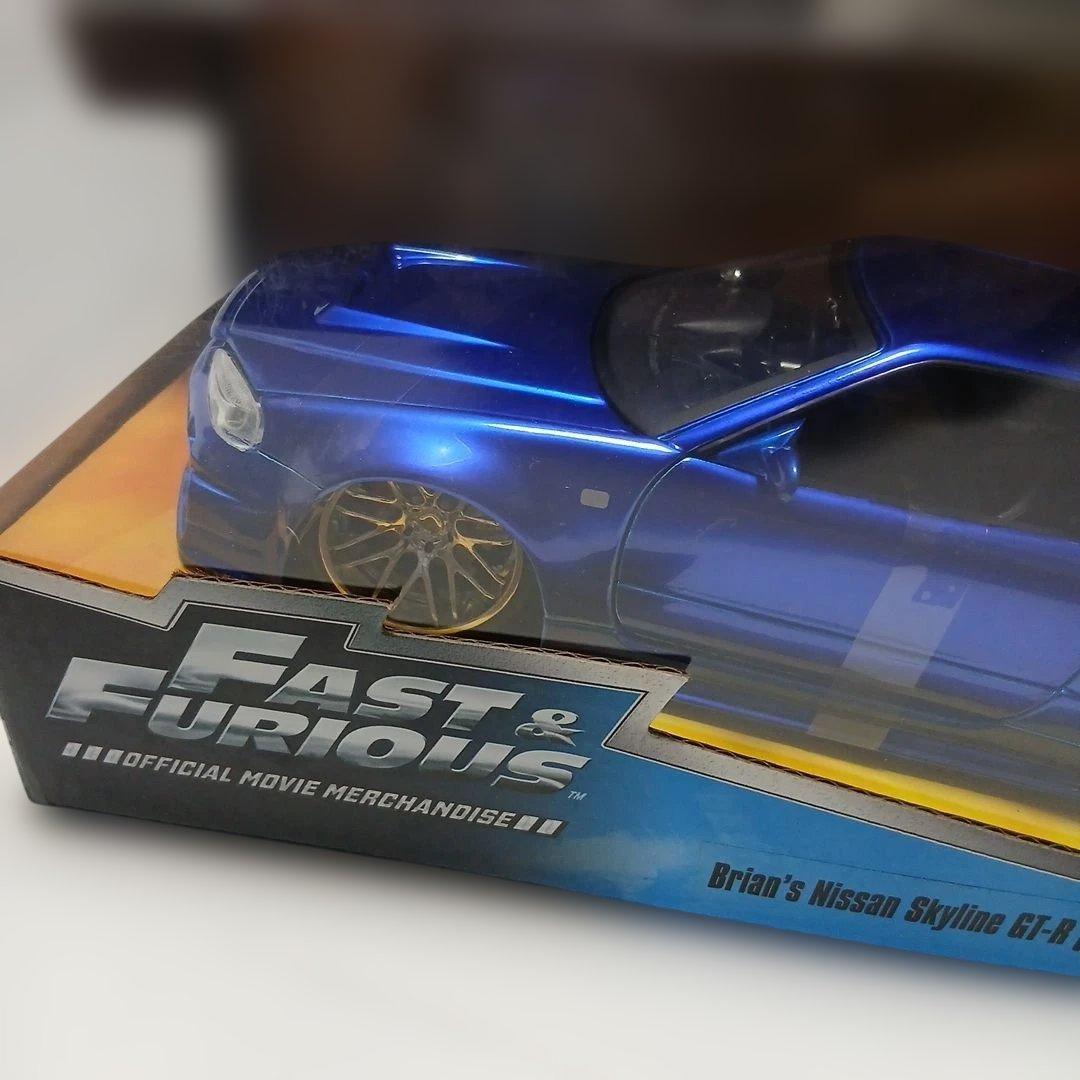 ミニカー Fast & Furious Nissan Skyline GT-R (R34)