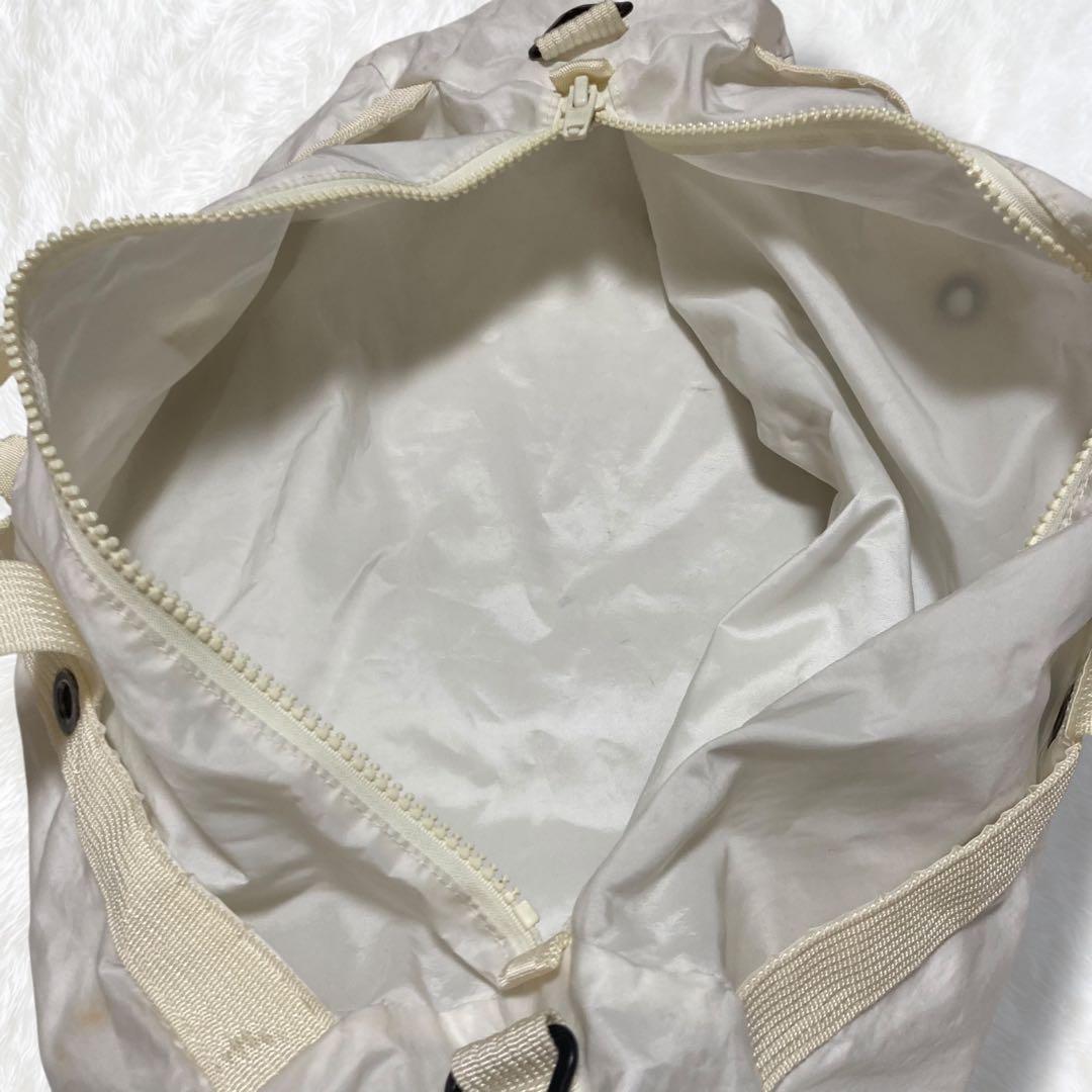 JIB ジブ ダッフルバック ボストンバッグ セイルクロス ホワイト 2WAY