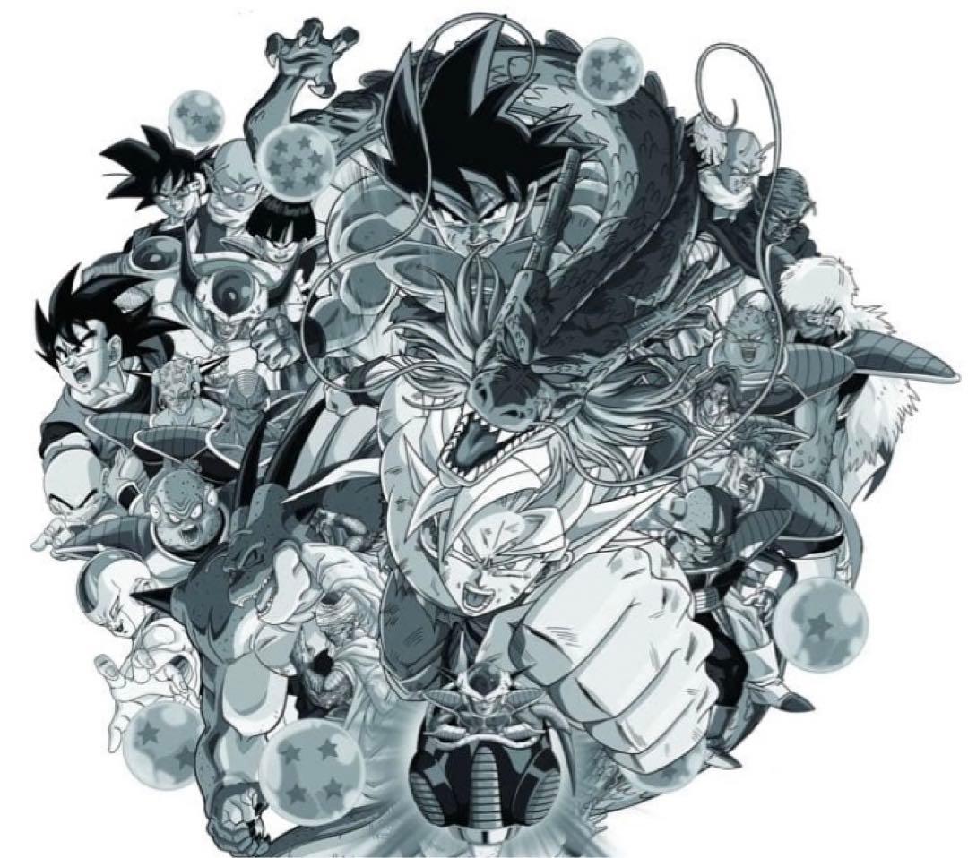 【非売品】ドラゴンボール ビジュアルアートB2ポスター (カレンダー)　鳥山明