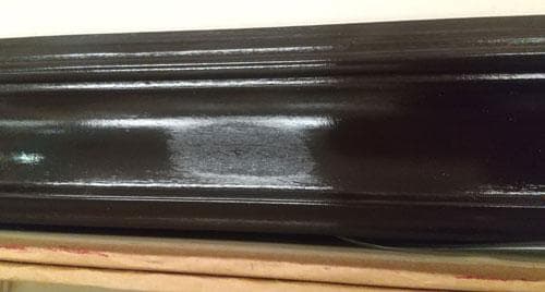 真作油絵　服部保　あずみ野　10号サイズ油絵　サイン裏表あり　額付き