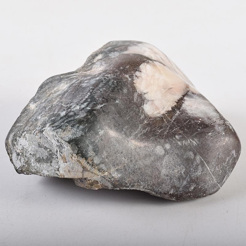 天然石　鑑賞石　菊花石　置物　重さ約587g　V　R8604