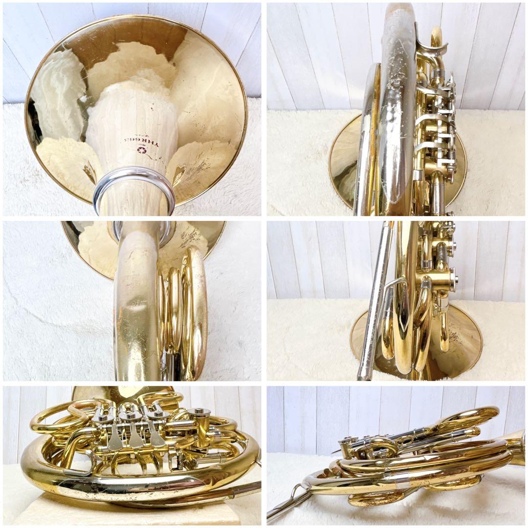 YAMAHA YHR-663 フルダブルホルン マウスピース付き