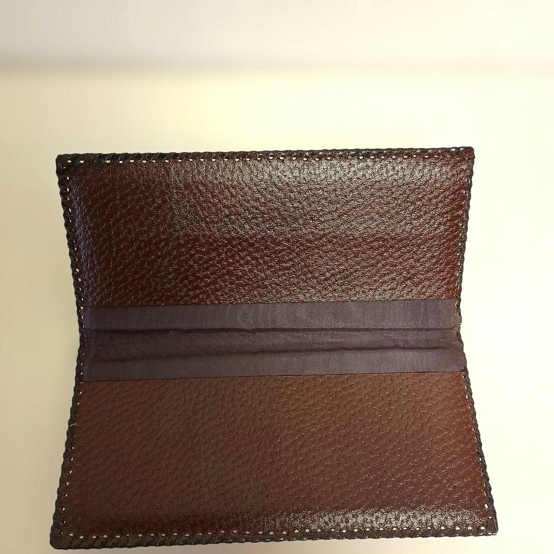 スペイン？型押し長財布　ヴィンテージ