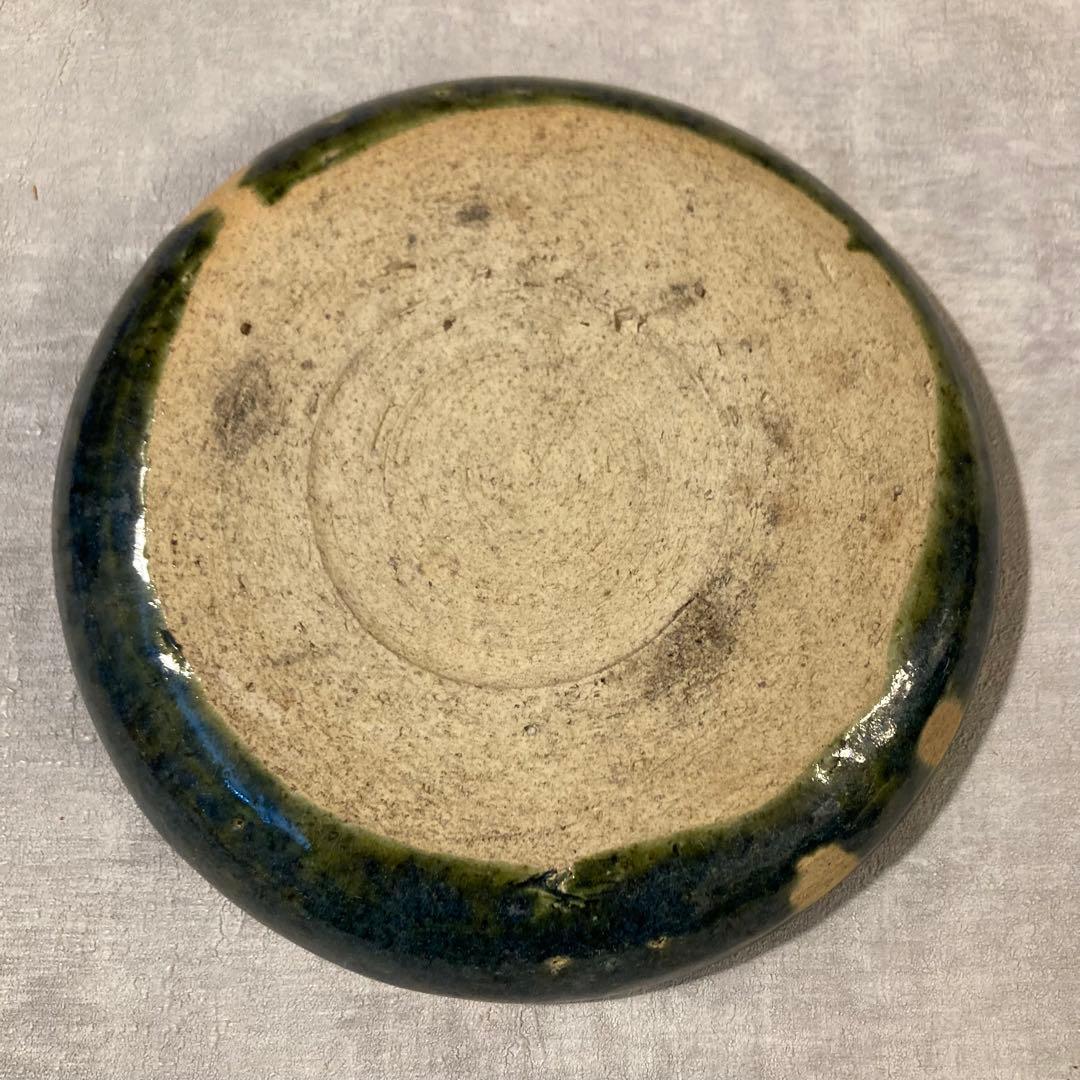 織部 菊柄 皿 6枚セット