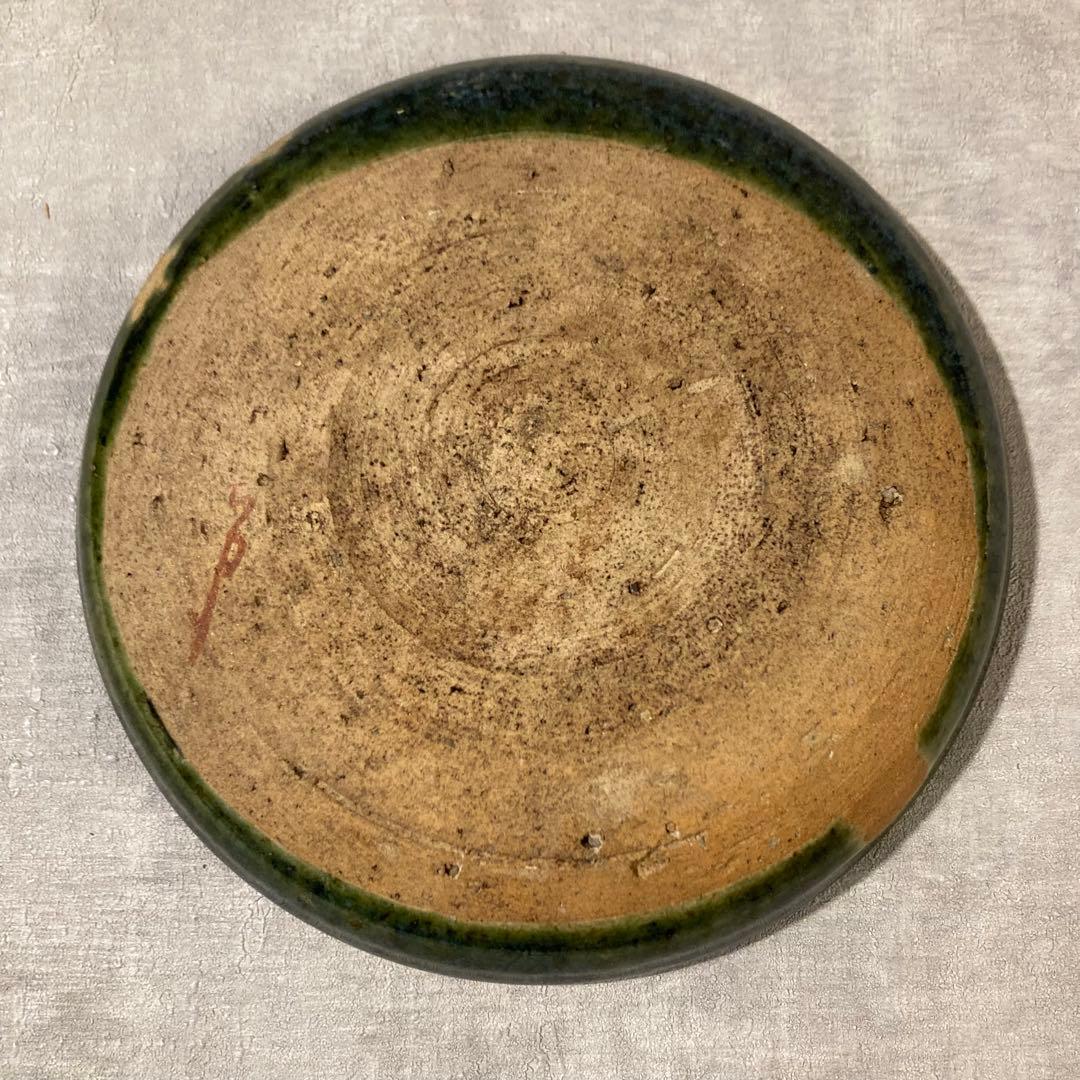 織部 菊柄 皿 6枚セット