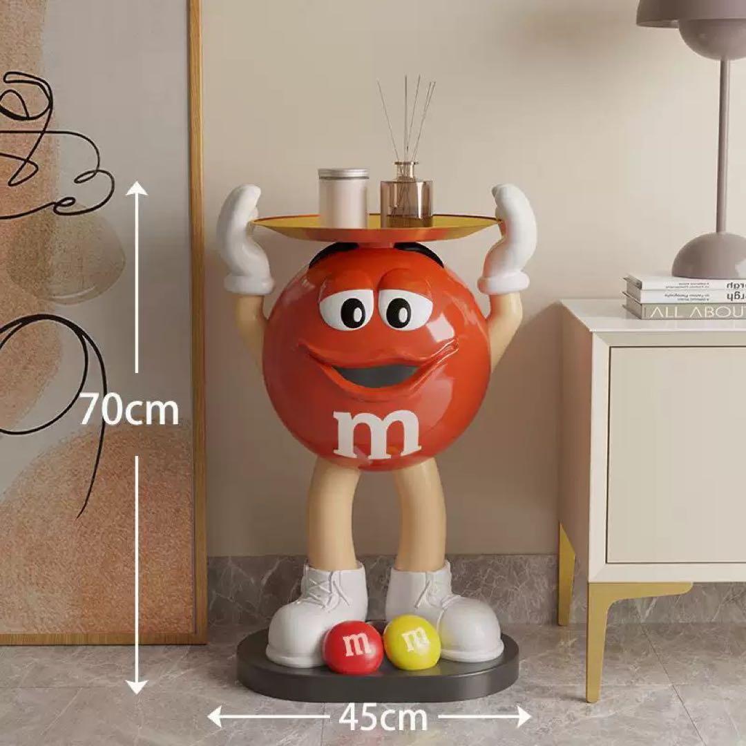 【新品】 特大 M&M's エムアンドエムズ サイドテーブル フィギュア