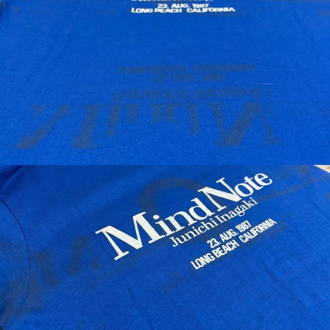 1987 稲垣潤一 Mind Note Junichi Inagaki Tシャツ