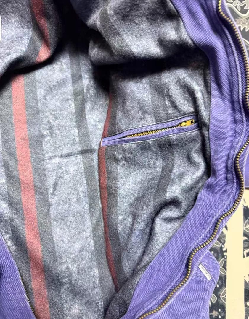 Carhartt Stussy コラボ カバーオール 紫