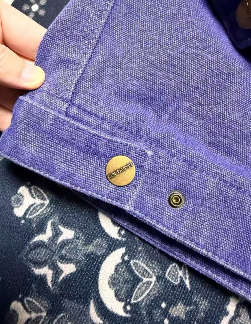 Carhartt Stussy コラボ カバーオール 紫