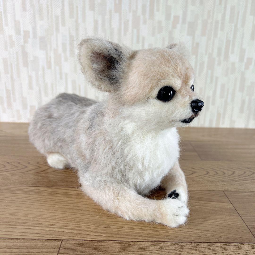 モカミカチカlove(’-’*)チワワ 様　オーダー専用　羊毛フェルト　犬